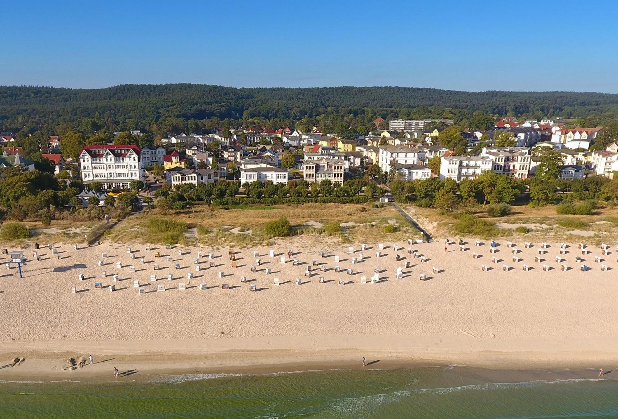 Villa Seeblick "Pommersche Bucht" Heringsdorf  Bagian luar foto